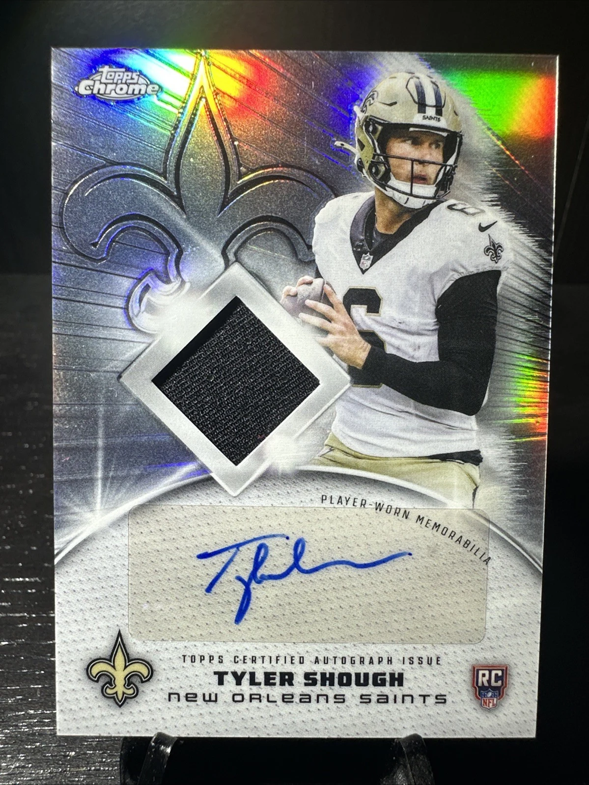 Tyler Shough 2025 Topps Chrome Football card
