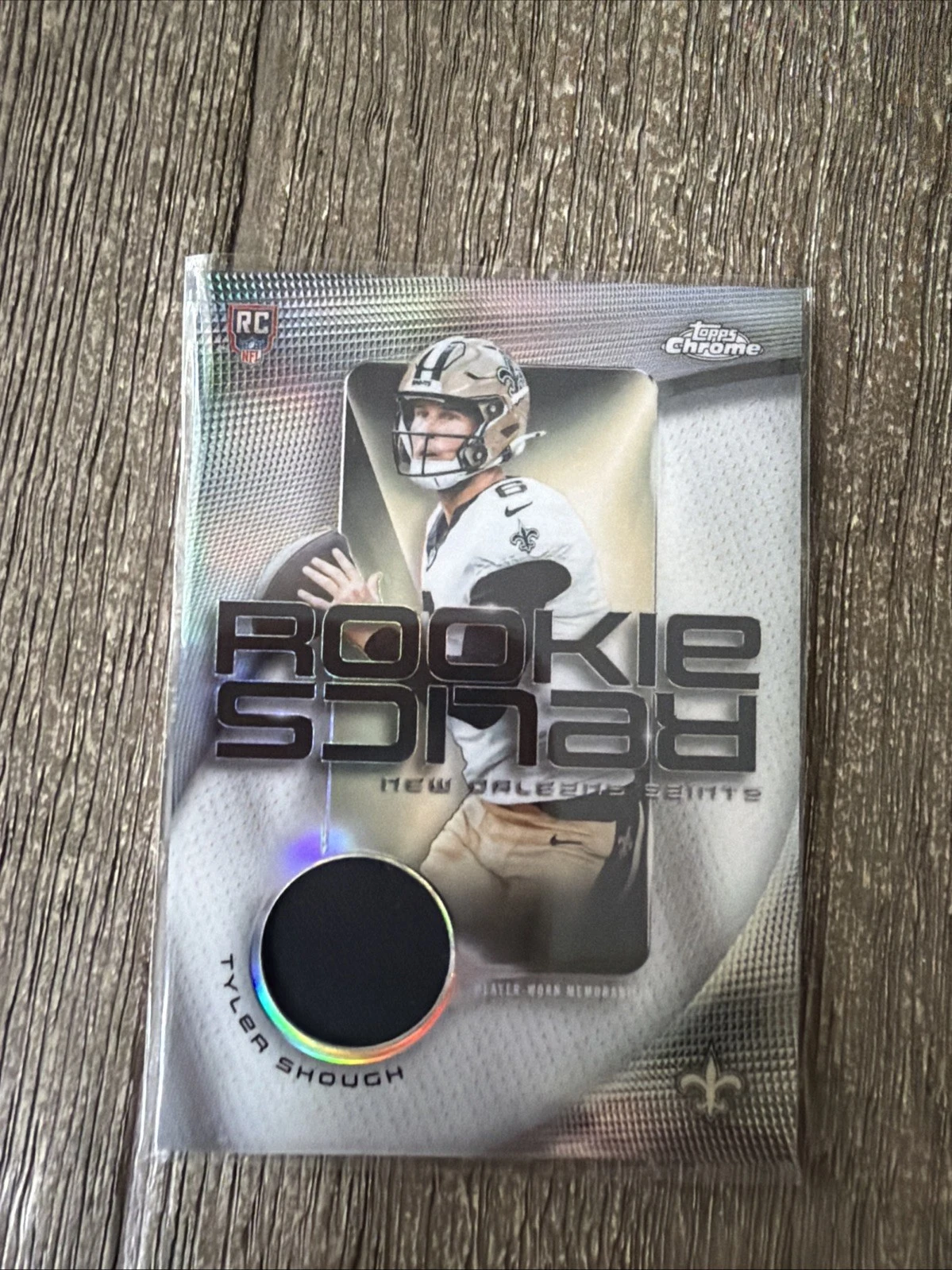 Tyler Shough 2025 Topps Chrome Football card