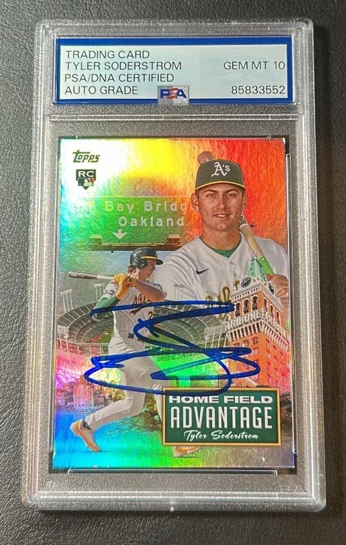 Tyler Soderstrom #HFA-18 2024 Topps Baseball Home Field Advantage front