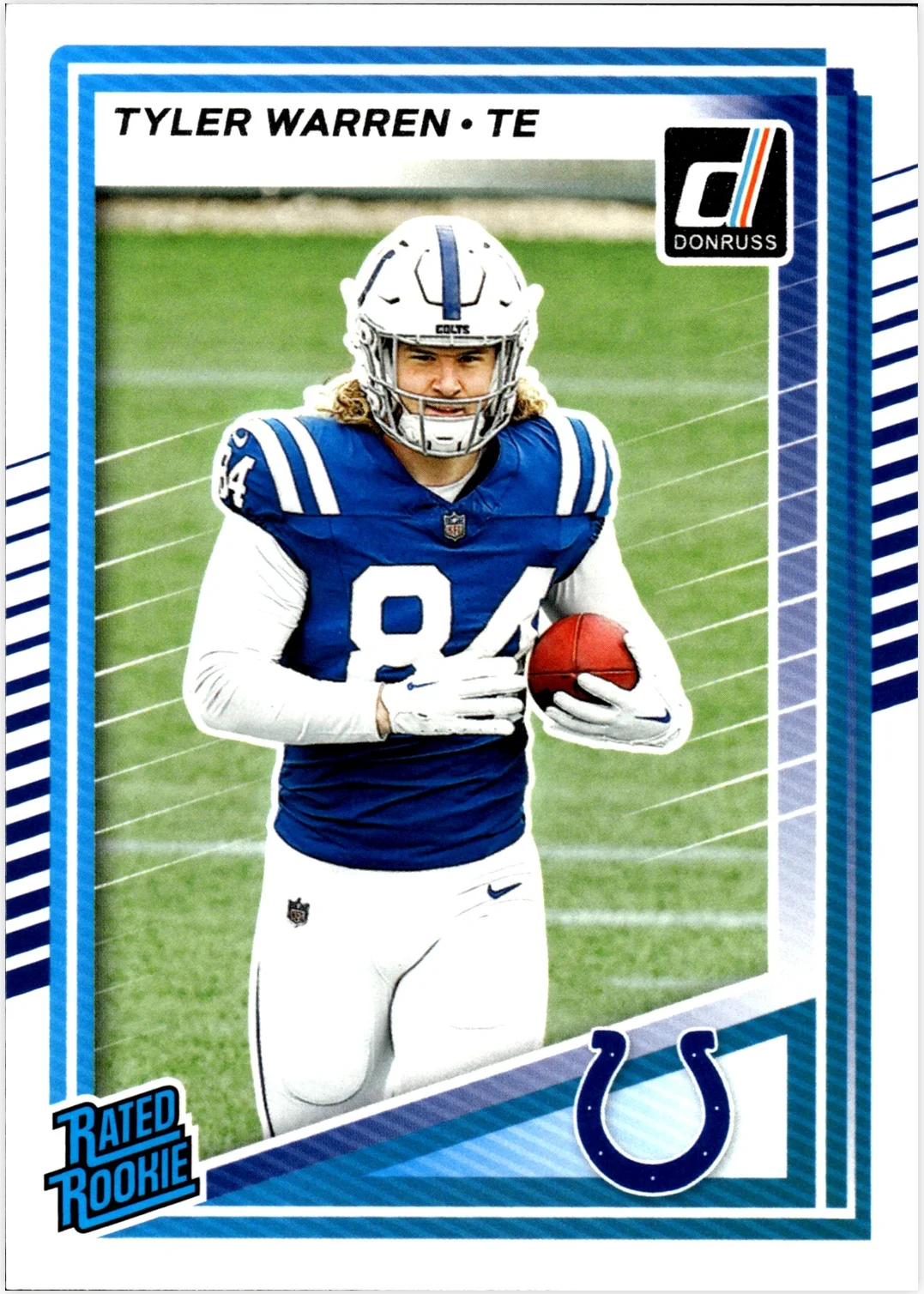 Tyler Warren Rookie Card 2025 Donruss #337 football rookie card - Front
