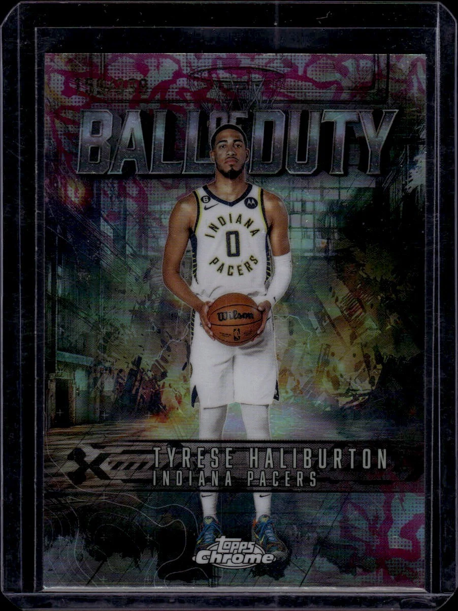 Tyrese Haliburton 2025-26 Topps Chrome card