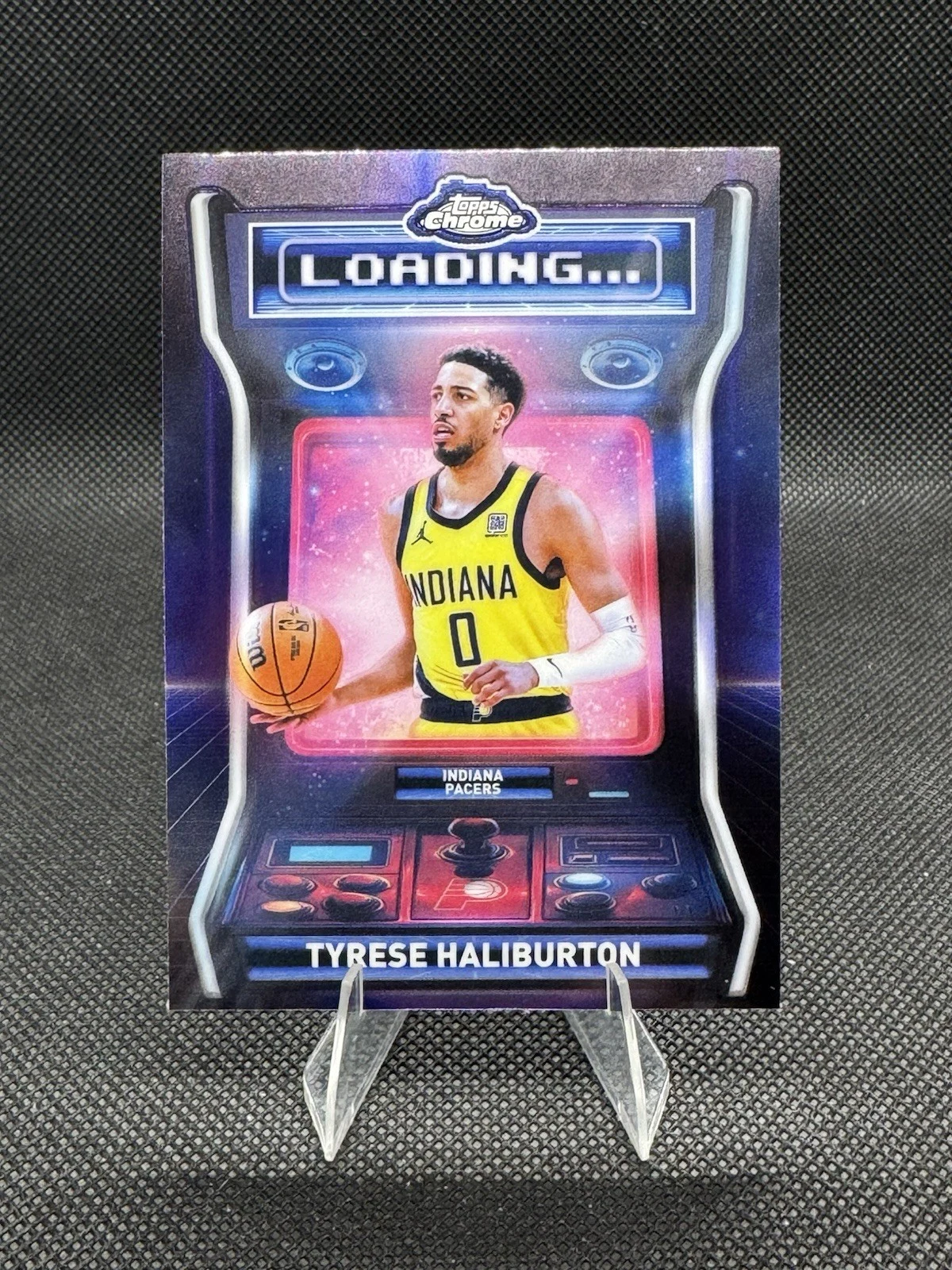 Tyrese Haliburton 2025 Topps Chrome Basketball card