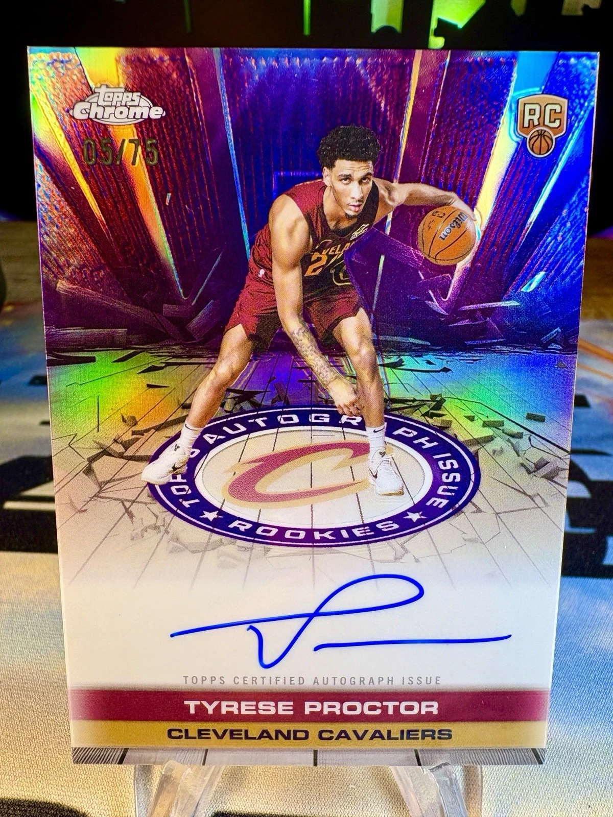 Tyrese Proctor 2025-26 Topps Chrome card