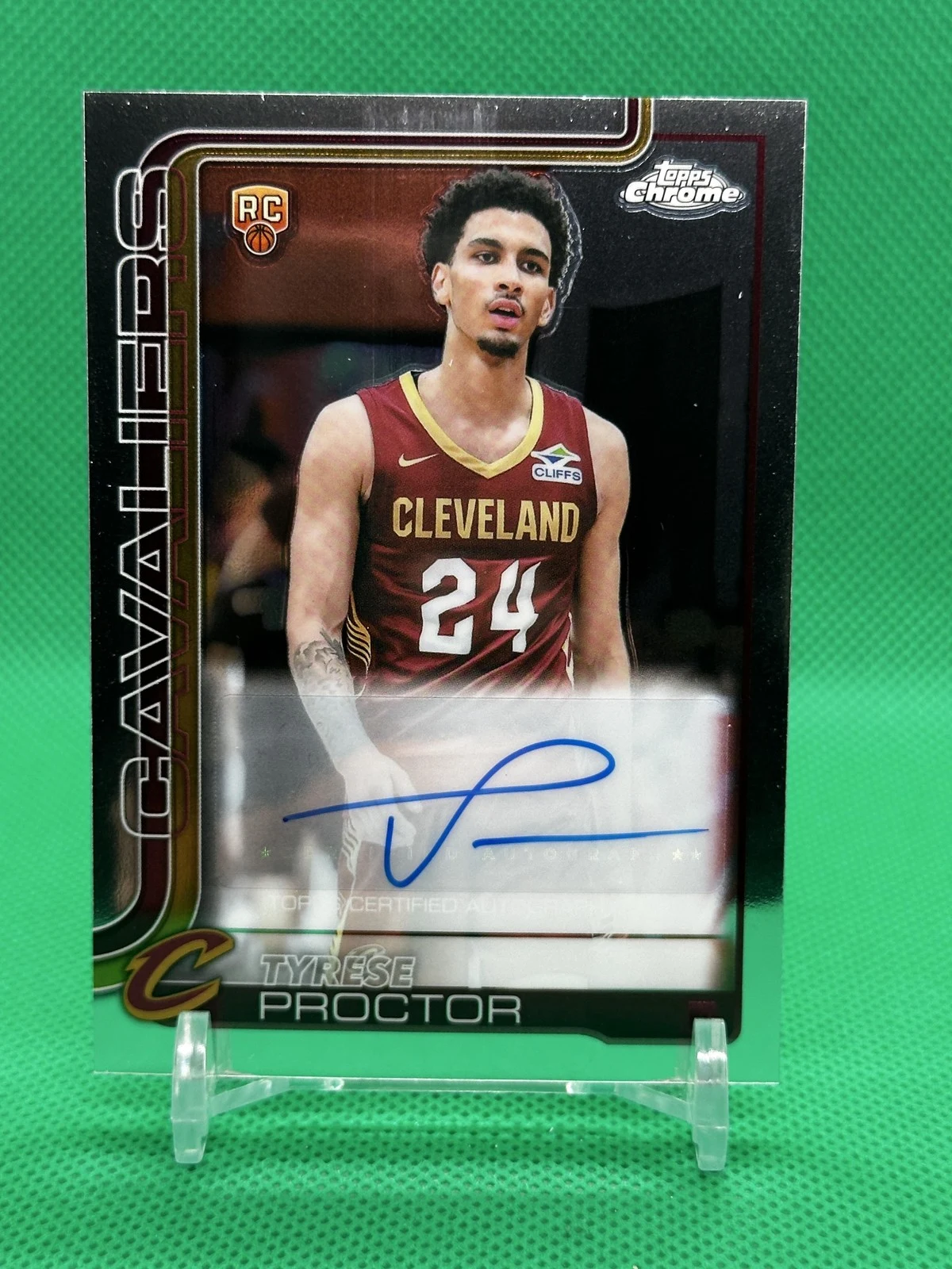Tyrese Proctor 2025-26 Topps Chrome card