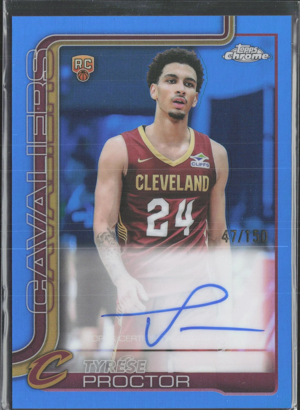 Tyrese Proctor 2025 Topps Chrome Basketball card