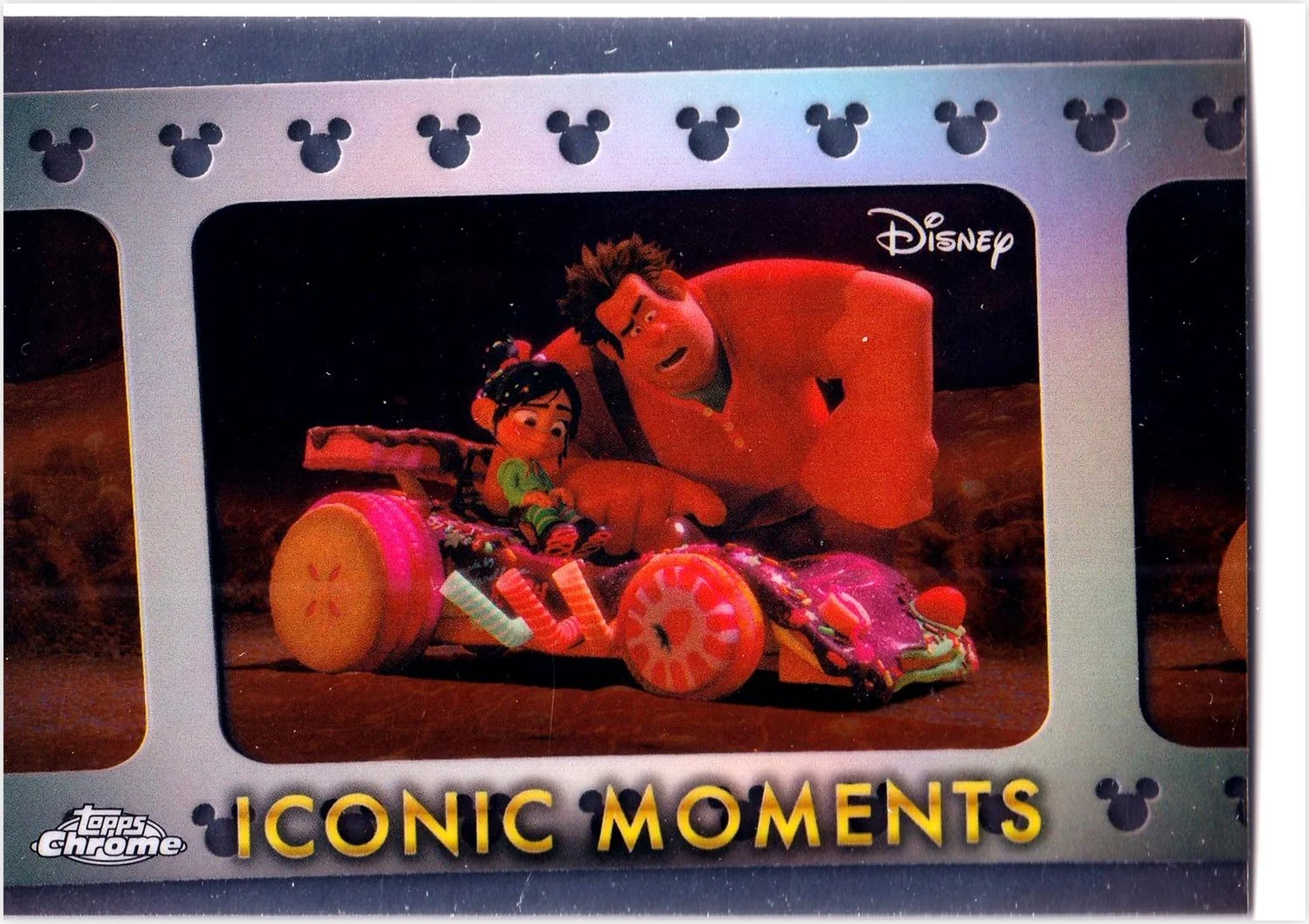 Vanellope's Driving Lesson - Wreck-It Ralph 2025 Topps Chrome Disney #IM-4 Iconic Moments trading card - Front