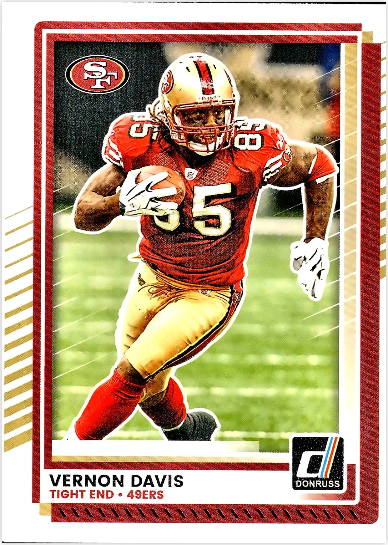 Vernon Davis 2025 Donruss #193 football card - Front