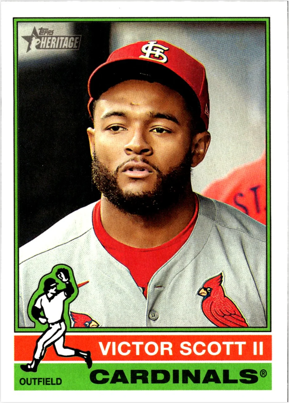 Victor Scott II 2025 Topps Heritage #612 baseball card - Front