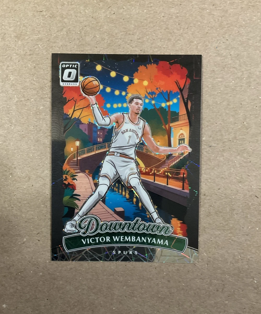 Victor Wembanyama #16 2024-25 Donruss Optic Basketball Downtown front