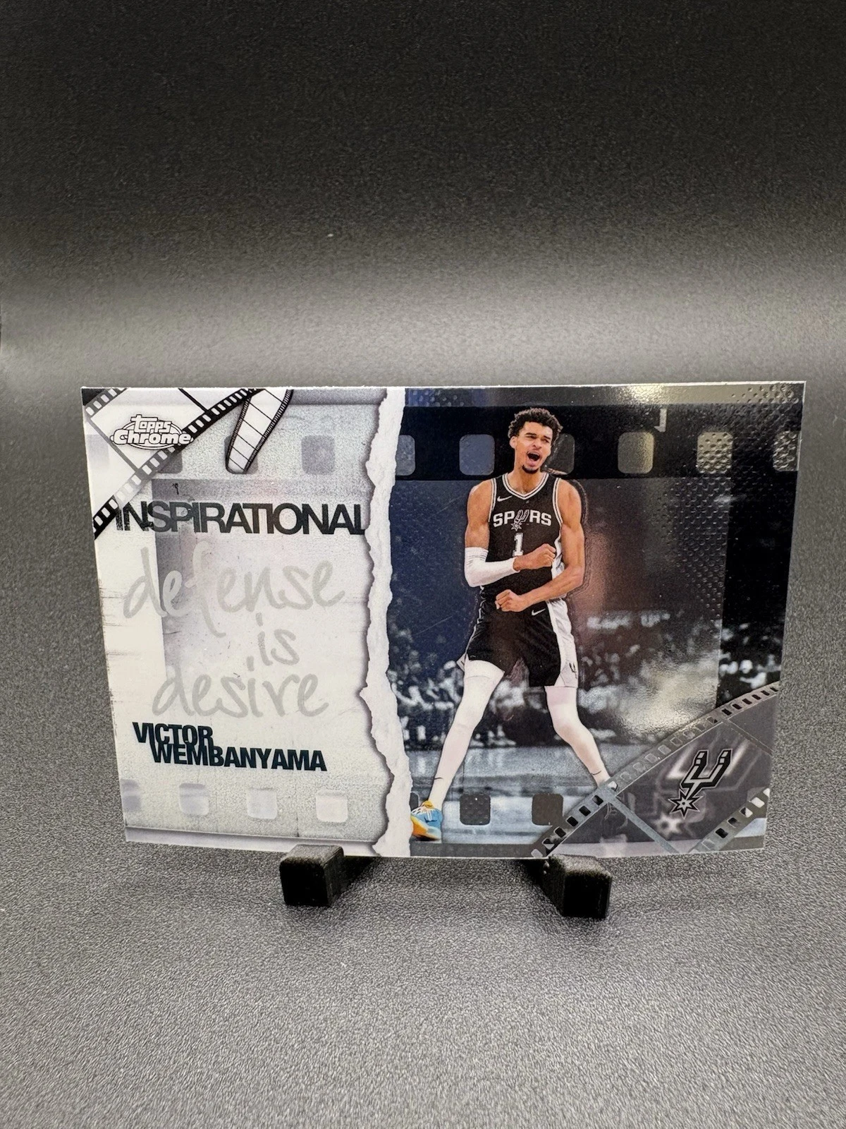 Victor Wembanyama 2025 Topps Chrome Basketball card
