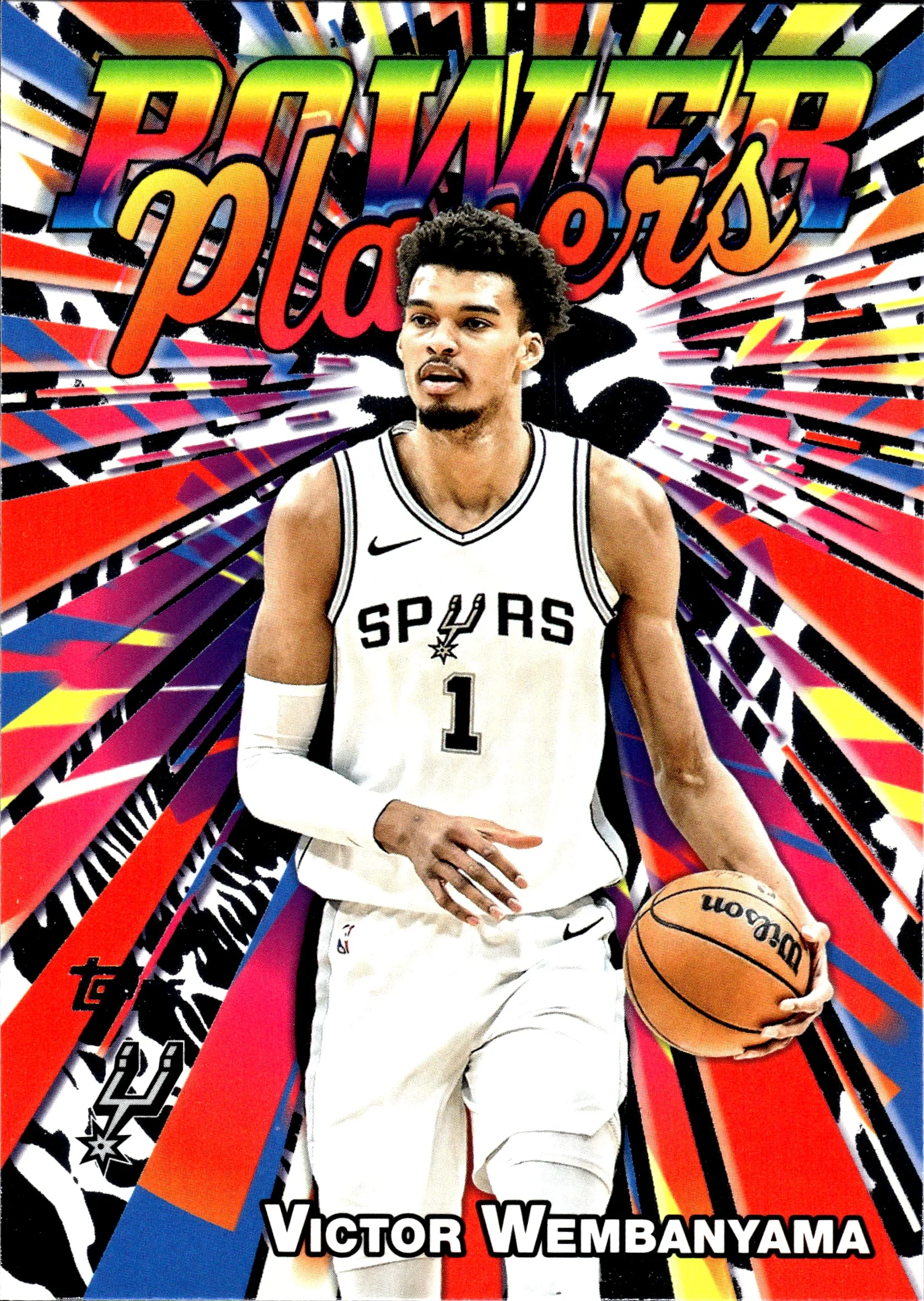 Victor Wembanyama 2025-26 Topps #PP-15 Power Players basketball card - Front