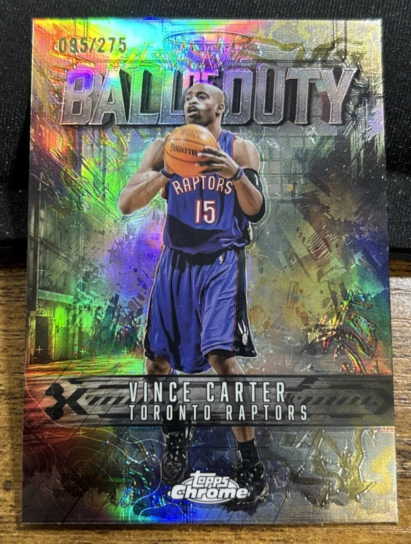 Vince Carter 2025-26 Topps Chrome card