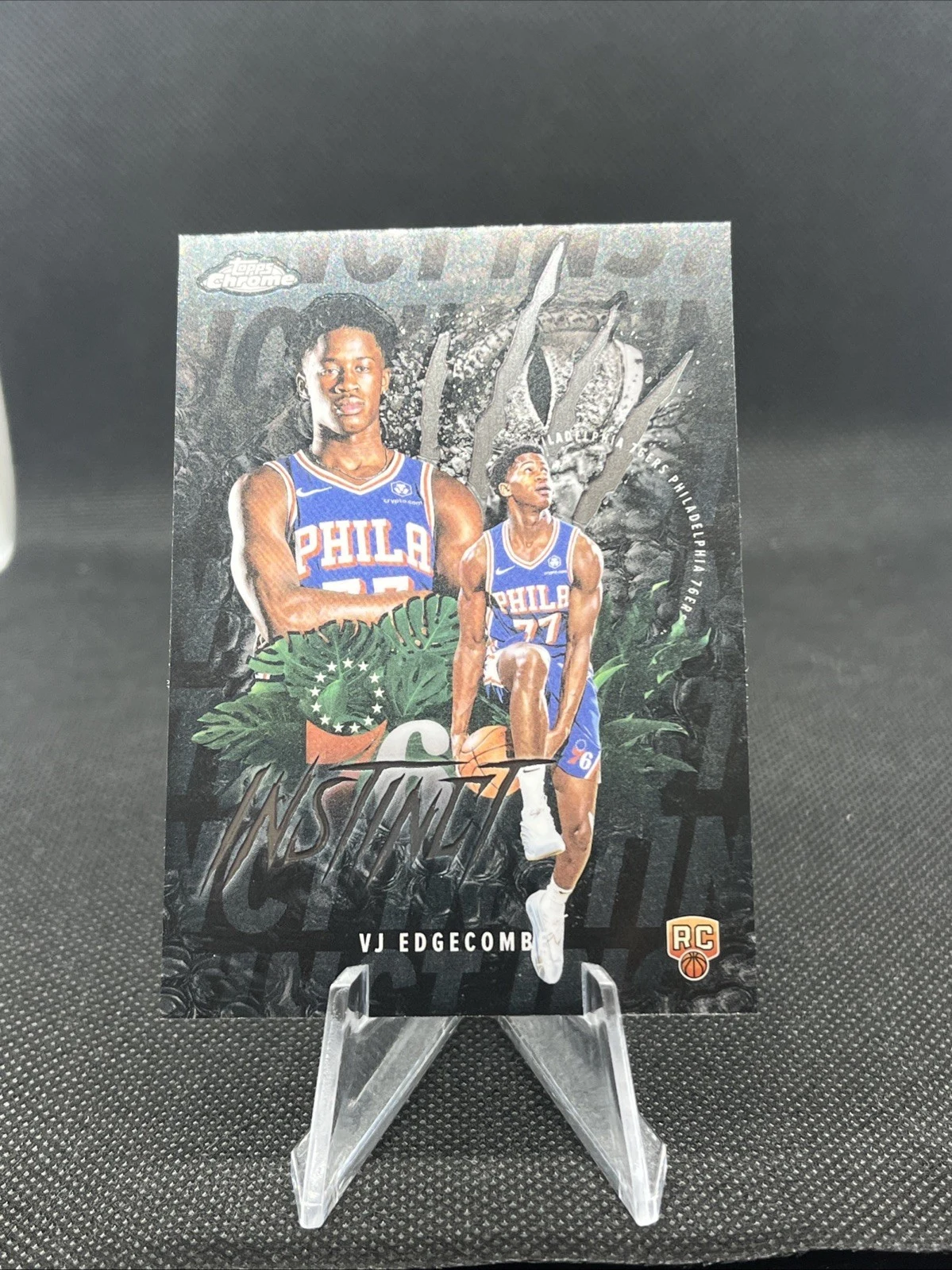 VJ Edgecombe 2025-26 Topps Chrome card