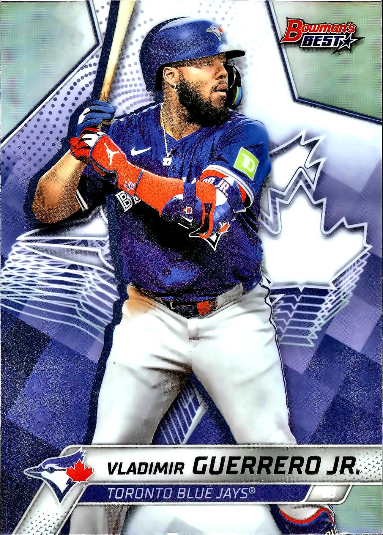 Vladimir Guerrero Jr. 2025 Bowman's Best #22 Refractors baseball card - Front