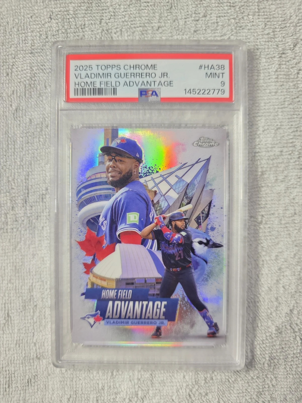 Vladimir Guerrero Jr. #HA-38 2025 Topps Chrome Baseball Home Field Advantage front