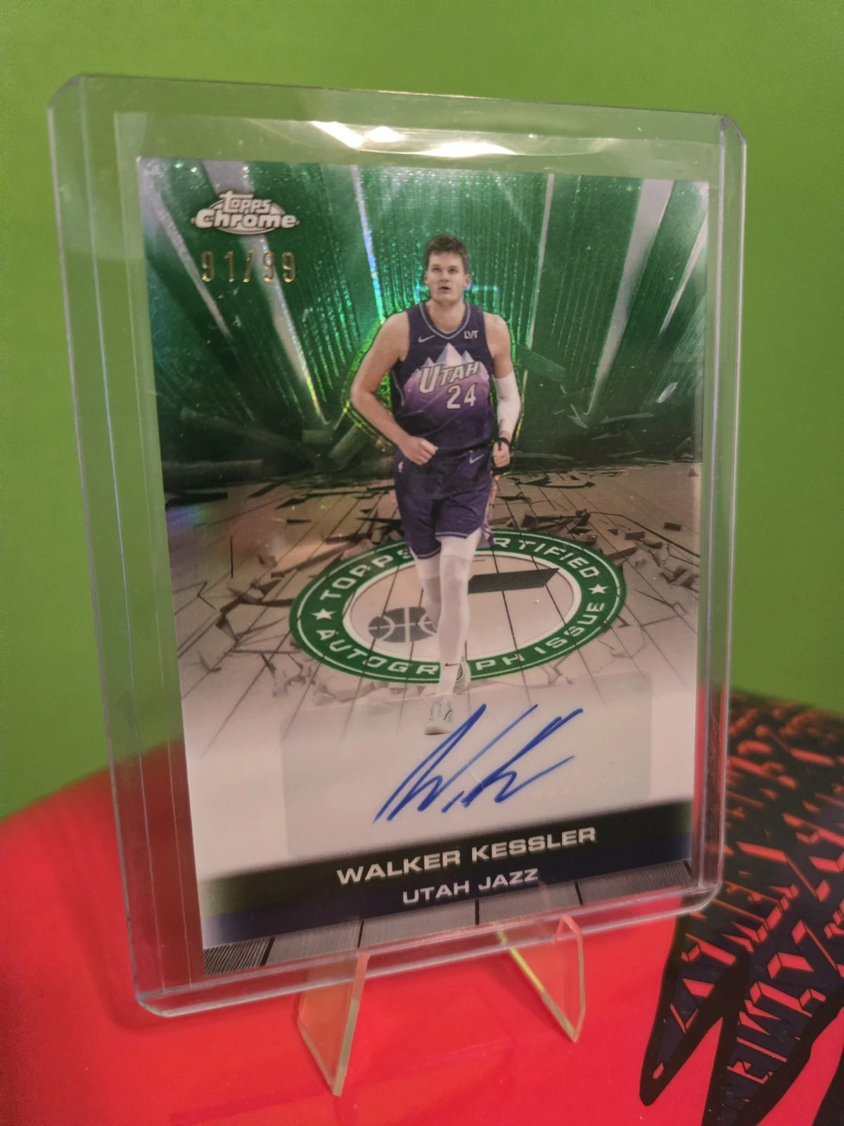 Walker Kessler 2025 Topps Chrome Basketball card