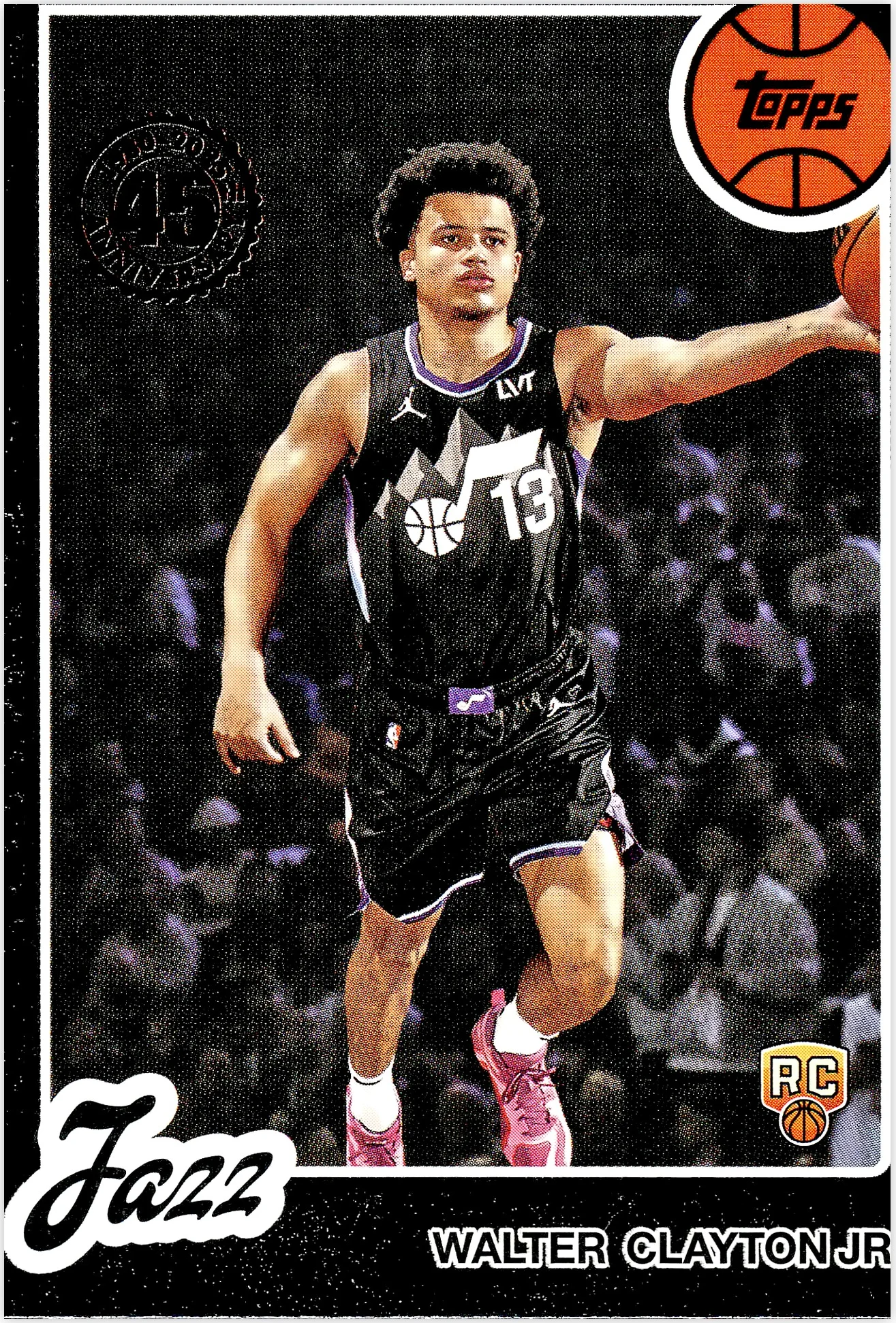 Walter Clayton Jr. 2025-26 Topps #80BK-64 1980-81 Topps Basketball basketball card - Front