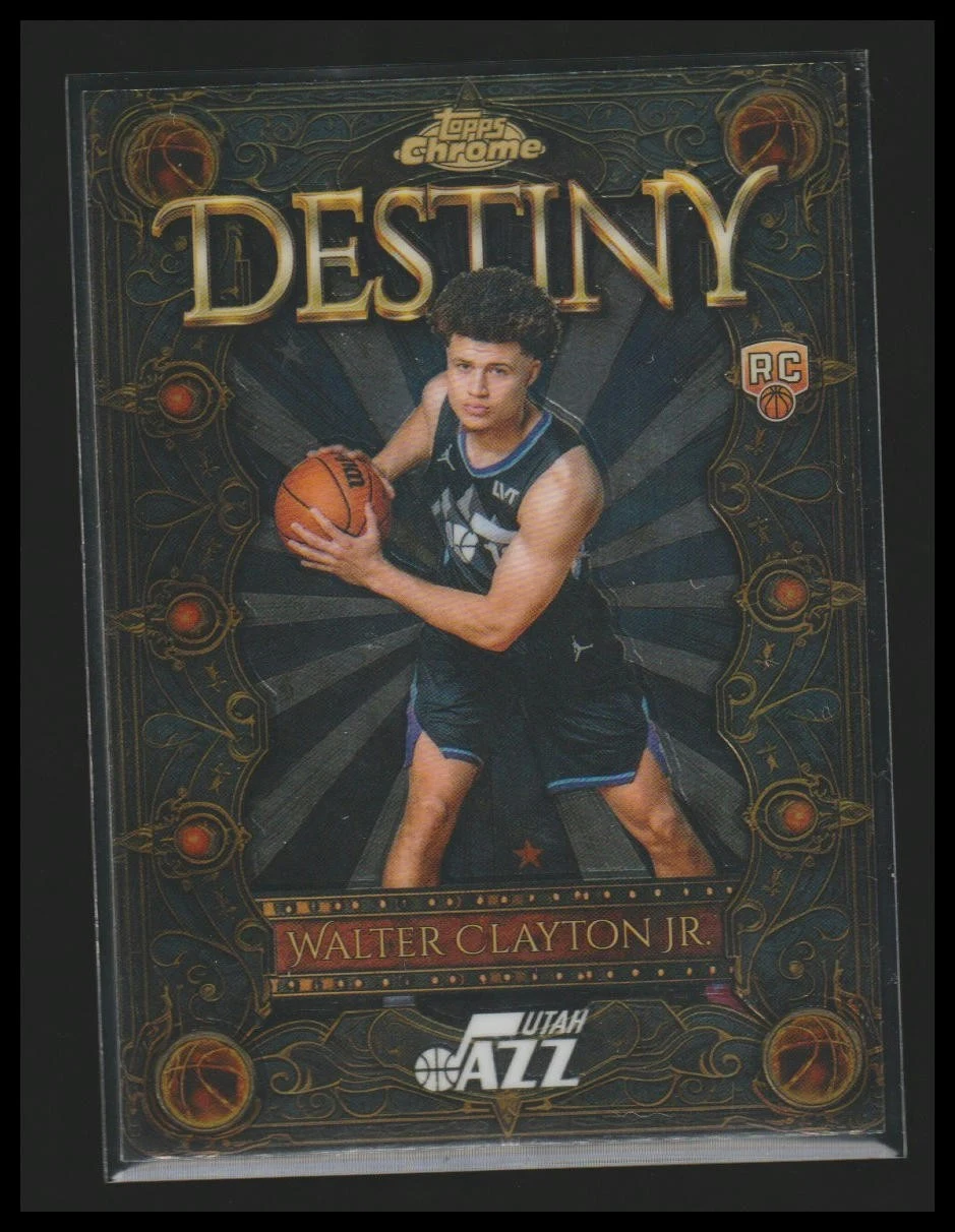 Walter Clayton Jr. 2025 Topps Chrome Basketball card