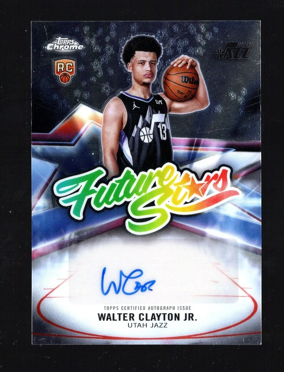 Walter Clayton Jr. 2025 Topps Chrome Basketball card