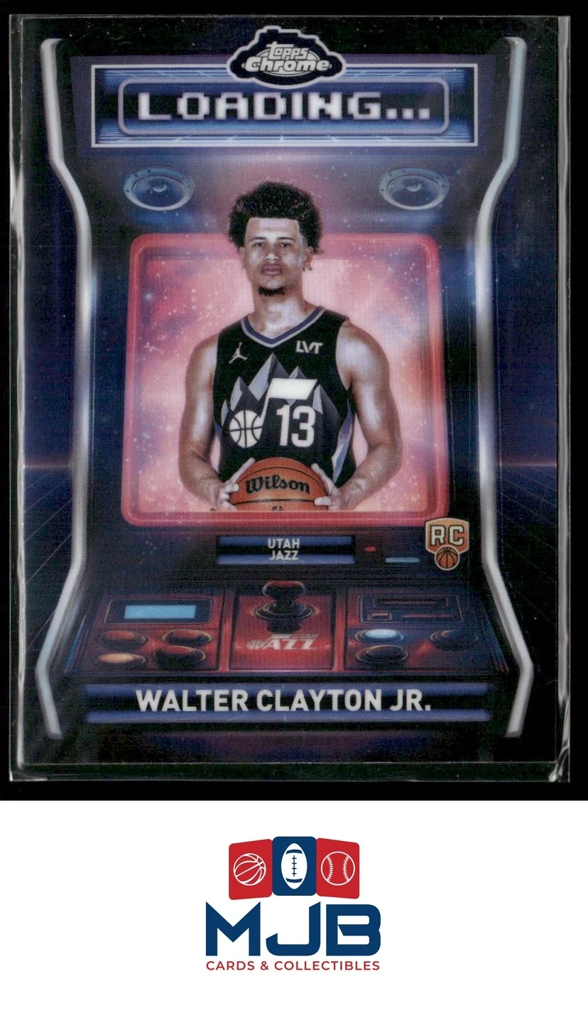 Walter Clayton Jr. 2025 Topps Chrome Basketball card