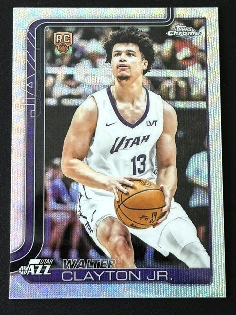 Walter Clayton Jr. 2025-26 Topps Chrome card
