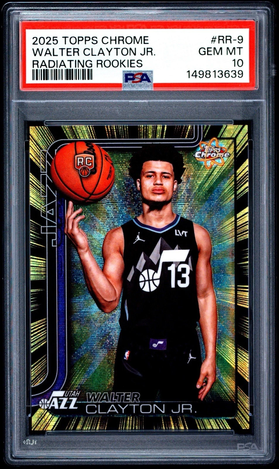 Walter Clayton Jr. 2025 Topps Chrome Basketball card