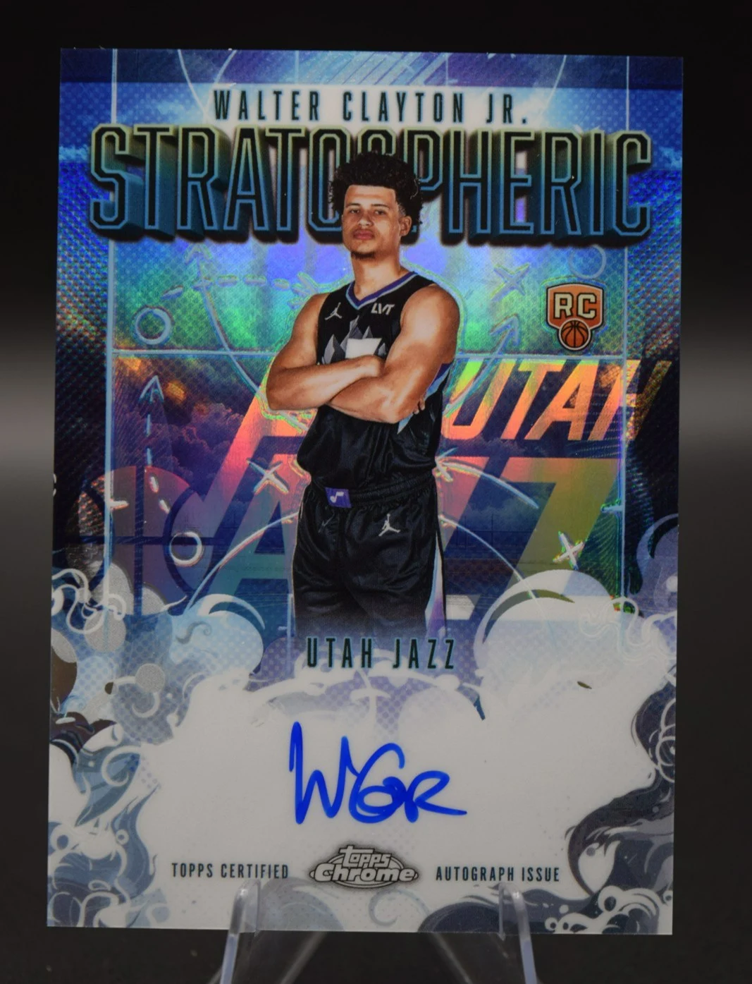 Walter Clayton Jr. 2025-26 Topps Chrome card