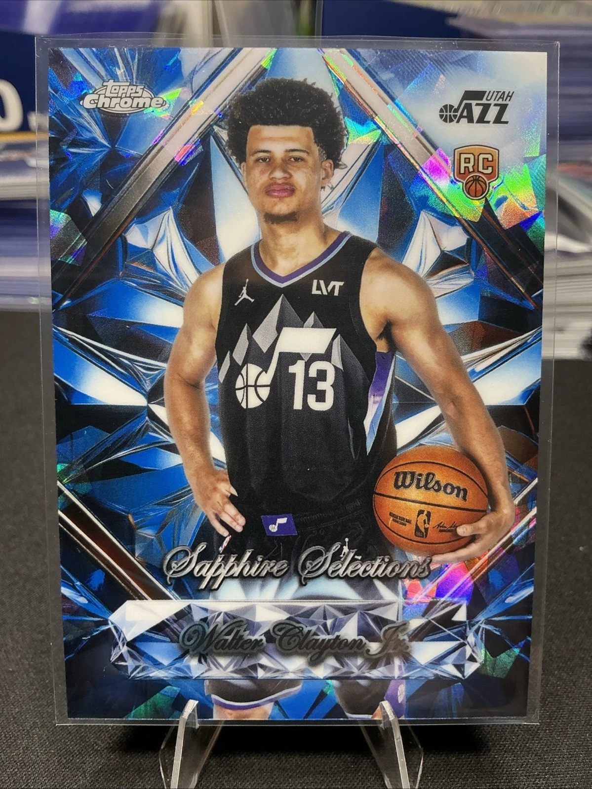 Walter Clayton Jr. 2025 Topps Chrome Basketball card