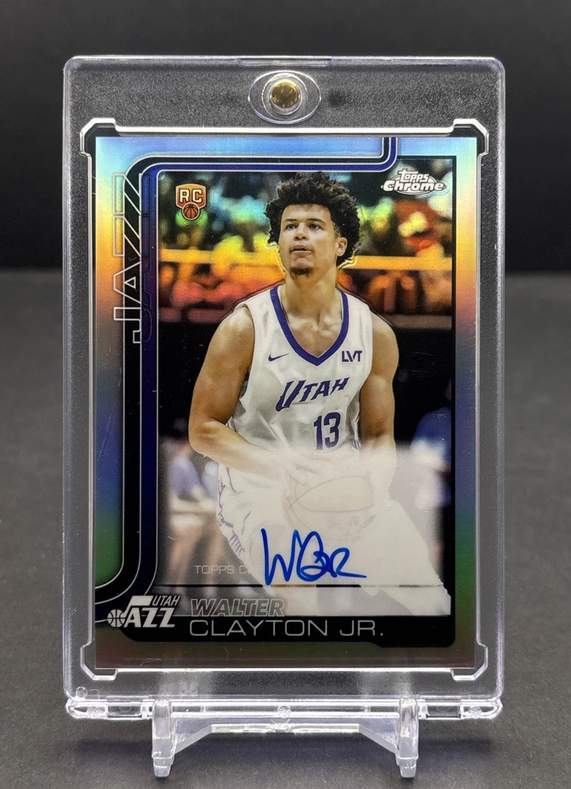 Walter Clayton Jr. 2025-26 Topps Chrome card