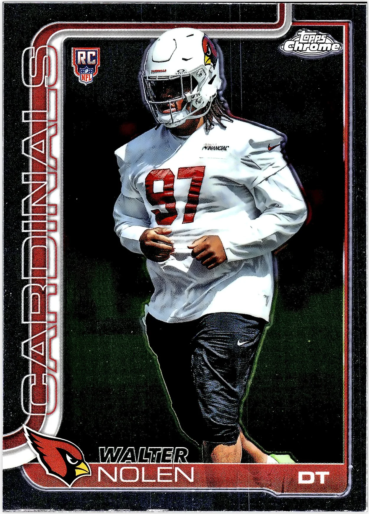 Walter Nolen Rookie Card 2025 Topps Chrome #365 football rookie card - Front