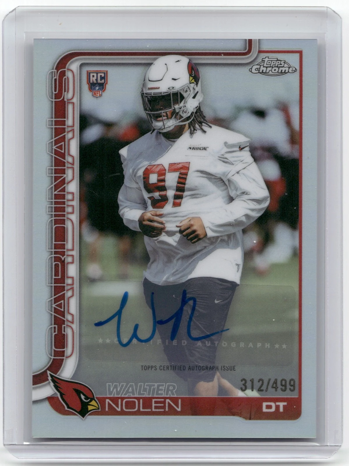 Walter Nolen 2025 Topps Chrome Football card