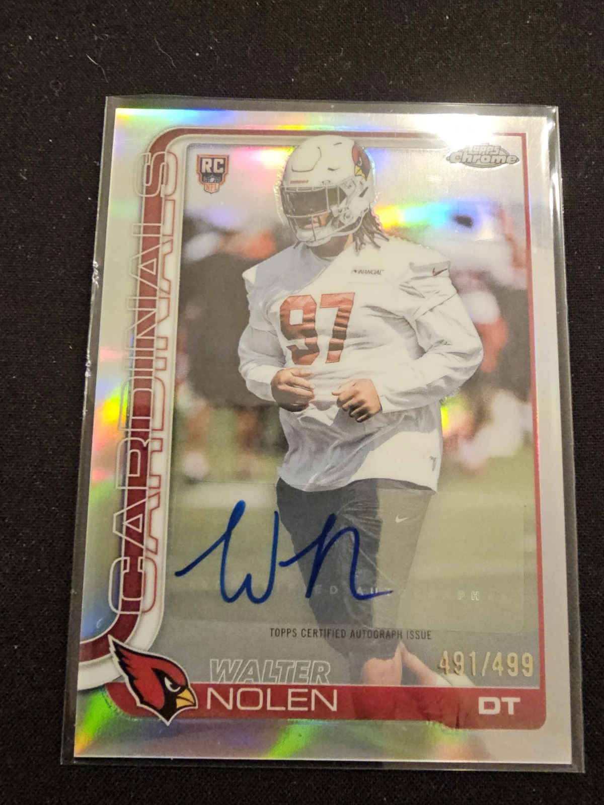 Walter Nolen 2025 Topps Chrome Football card