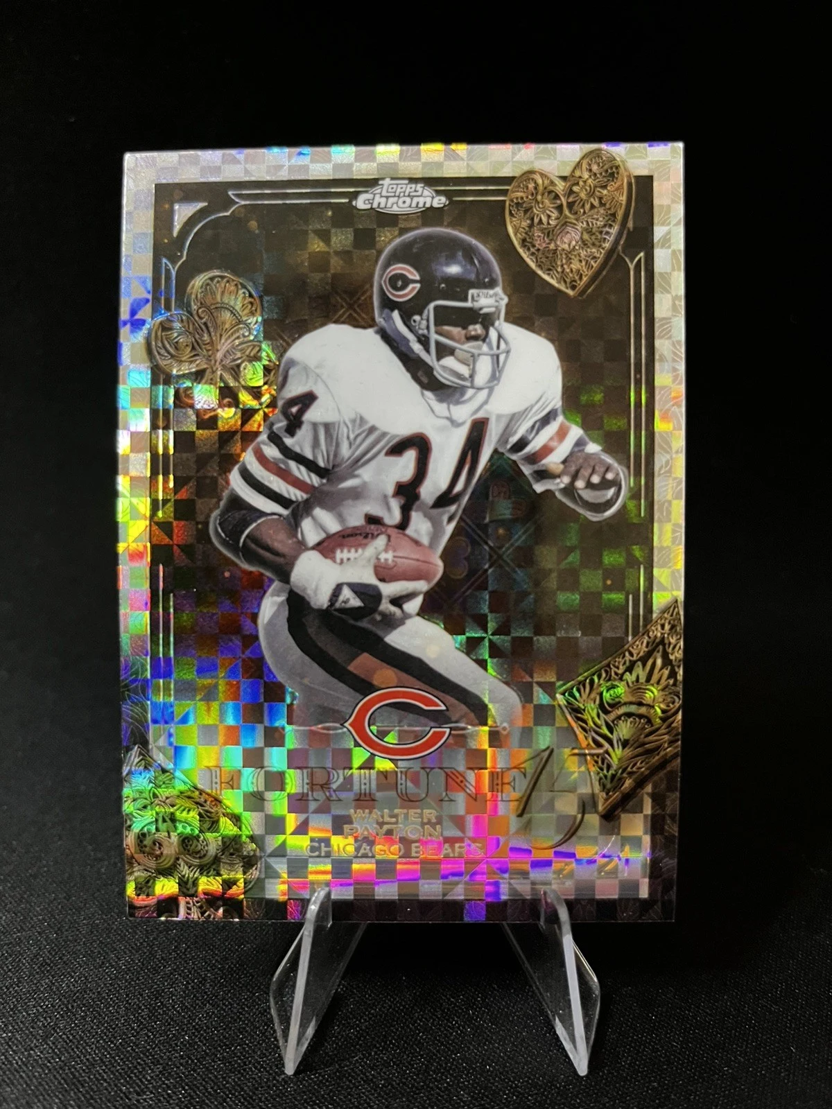 Walter Payton 2025 Topps Chrome Football card