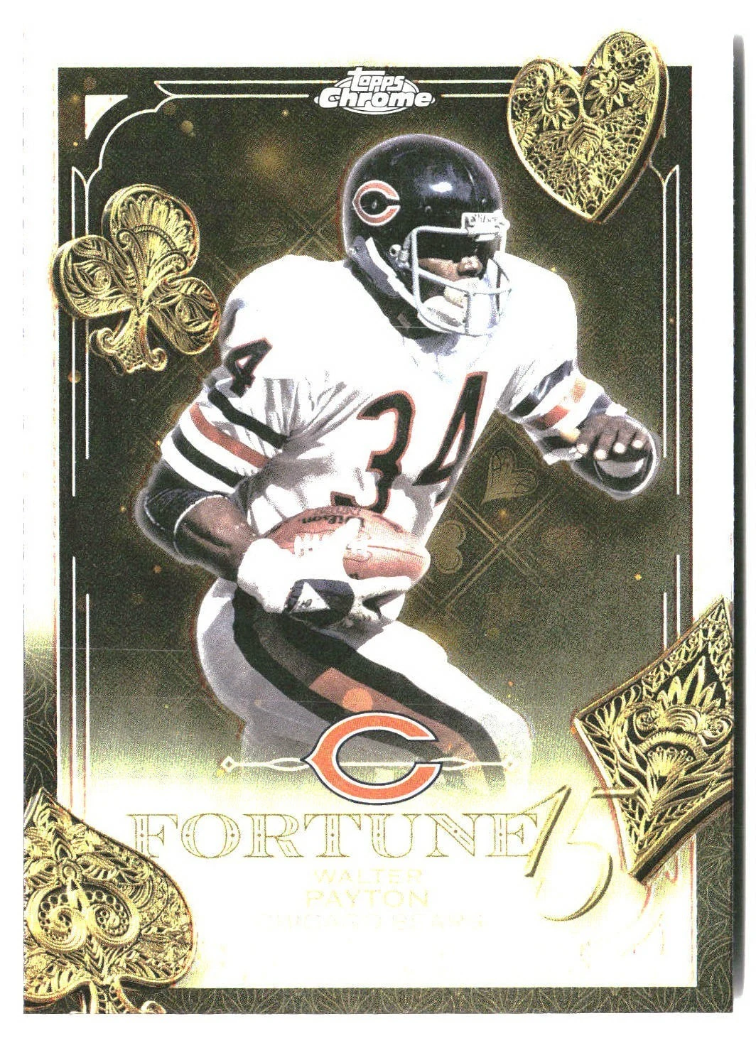 Walter Payton 2025 Topps Chrome Football card