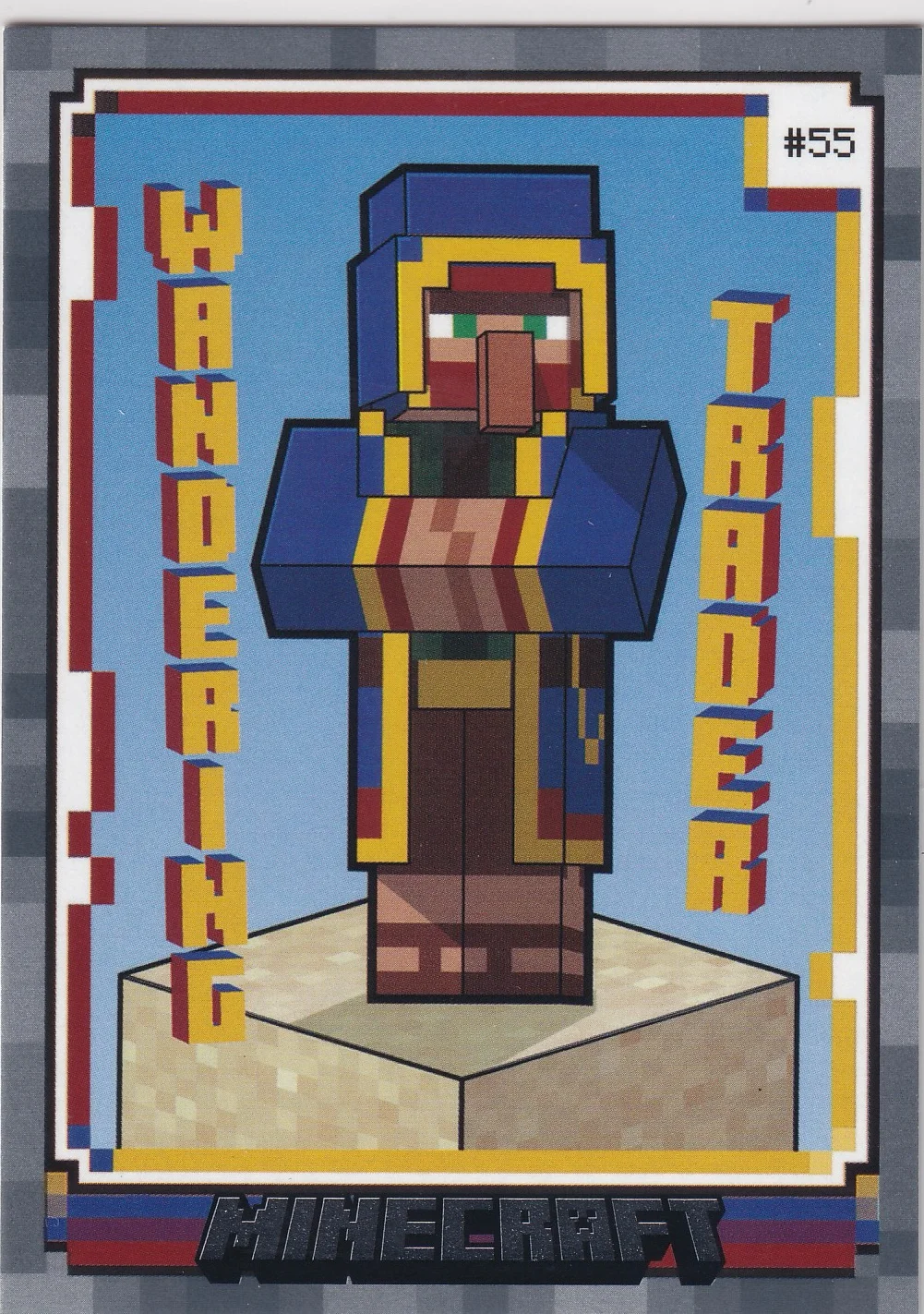 Wandering Trader 2024 Minecraft #55 Character trading card - Front