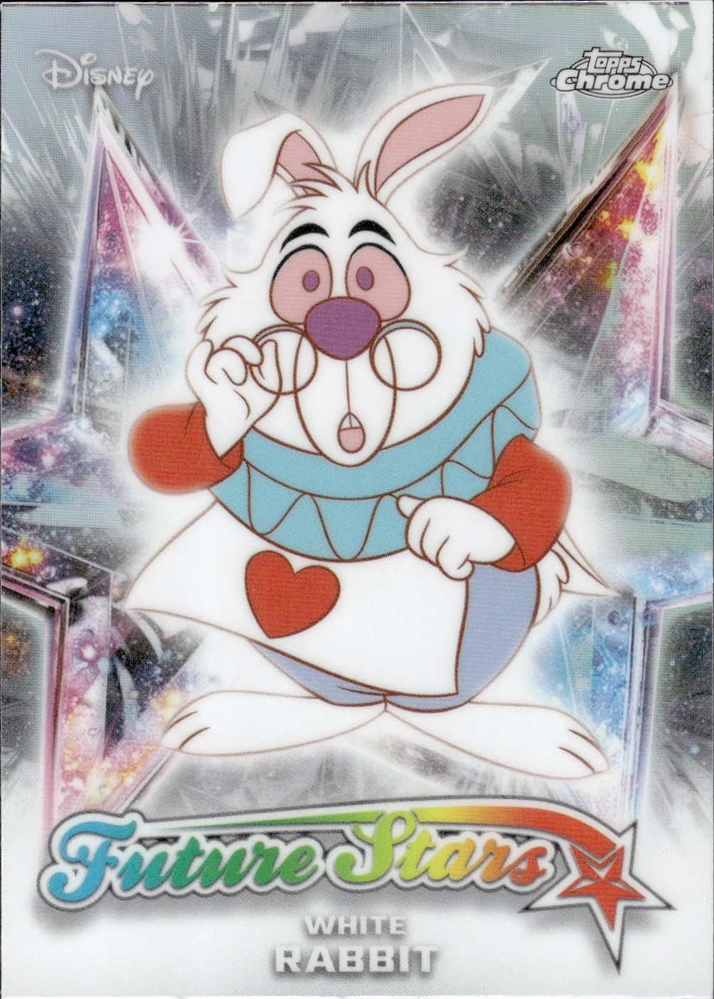 White Rabbit #FS-6 2026 Topps Chrome Disney Future Stars trading card - Front