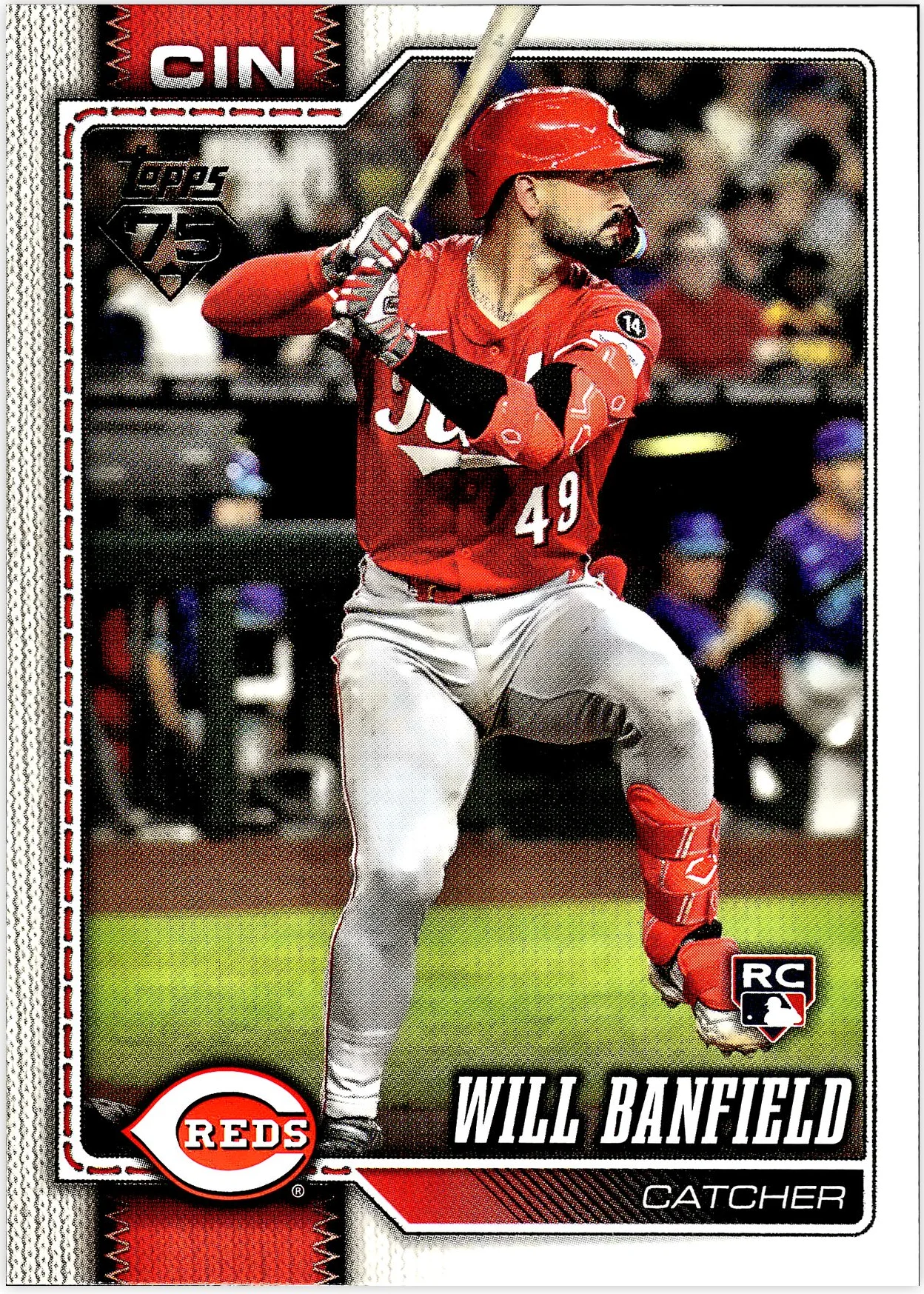 Will Banfield 2026 Topps #247 baseball rookie card - Front