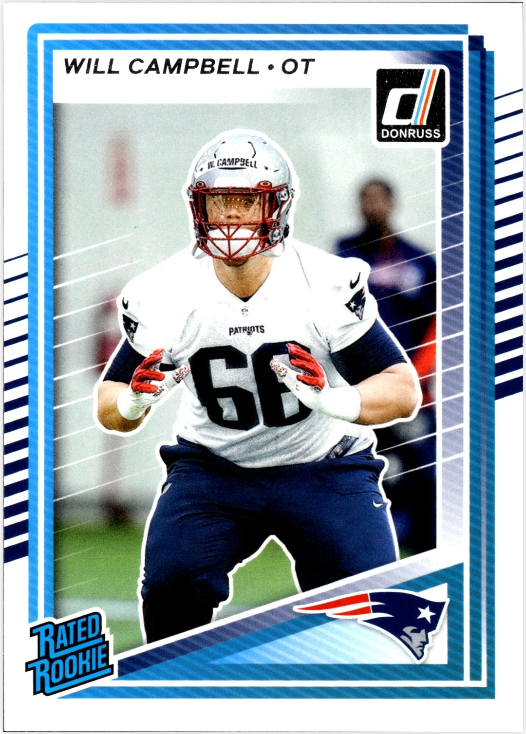 Will Campbell 2025 Donruss #345 football rookie card - Front