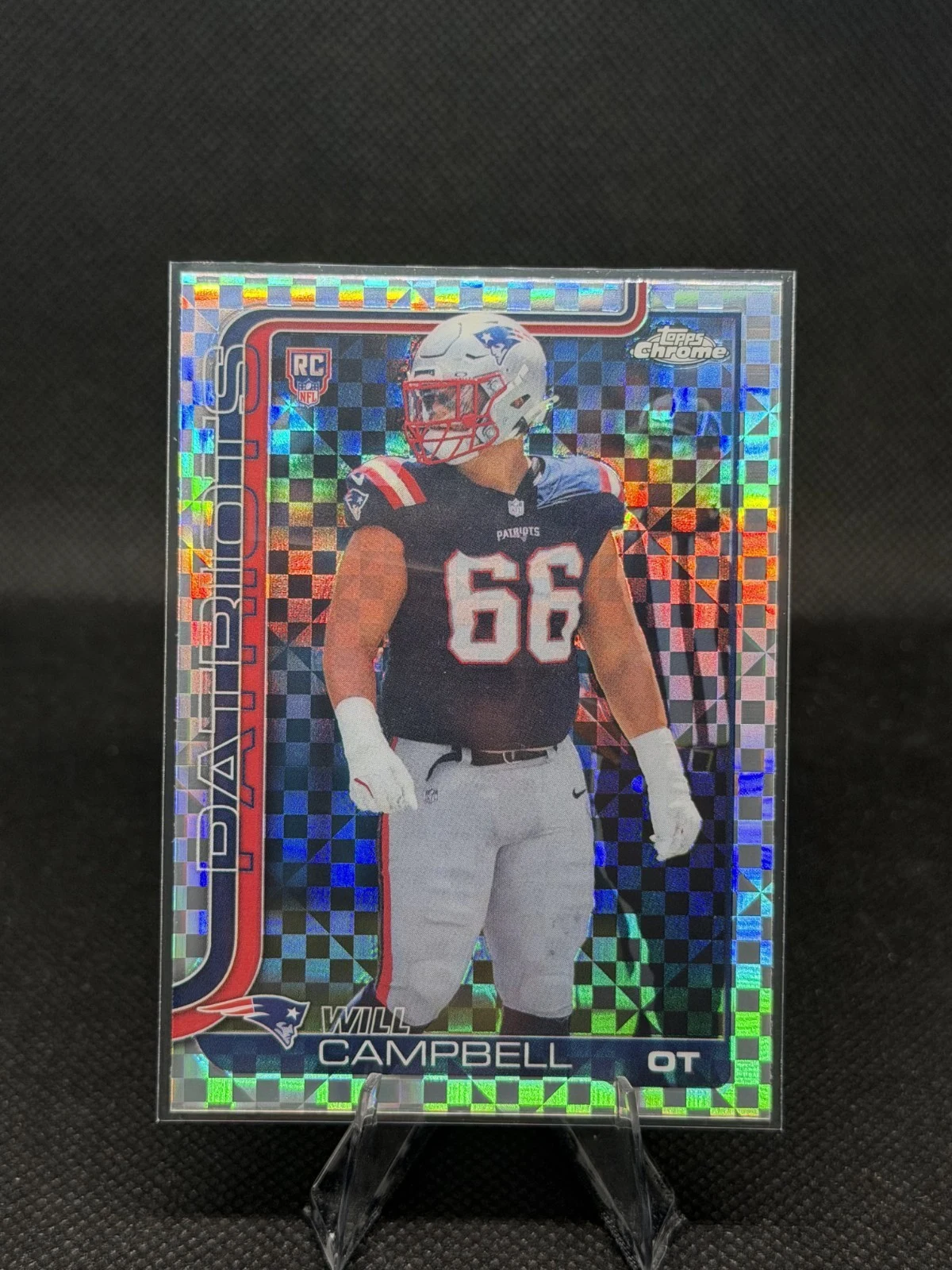 Will Campbell 2025 Topps Chrome Football card