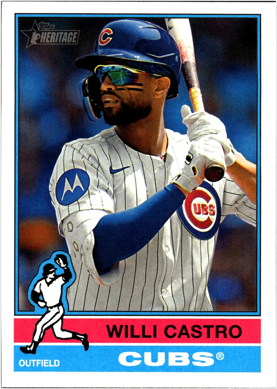 Will Castro 2025 Heritage High Number #502 baseball card - Front