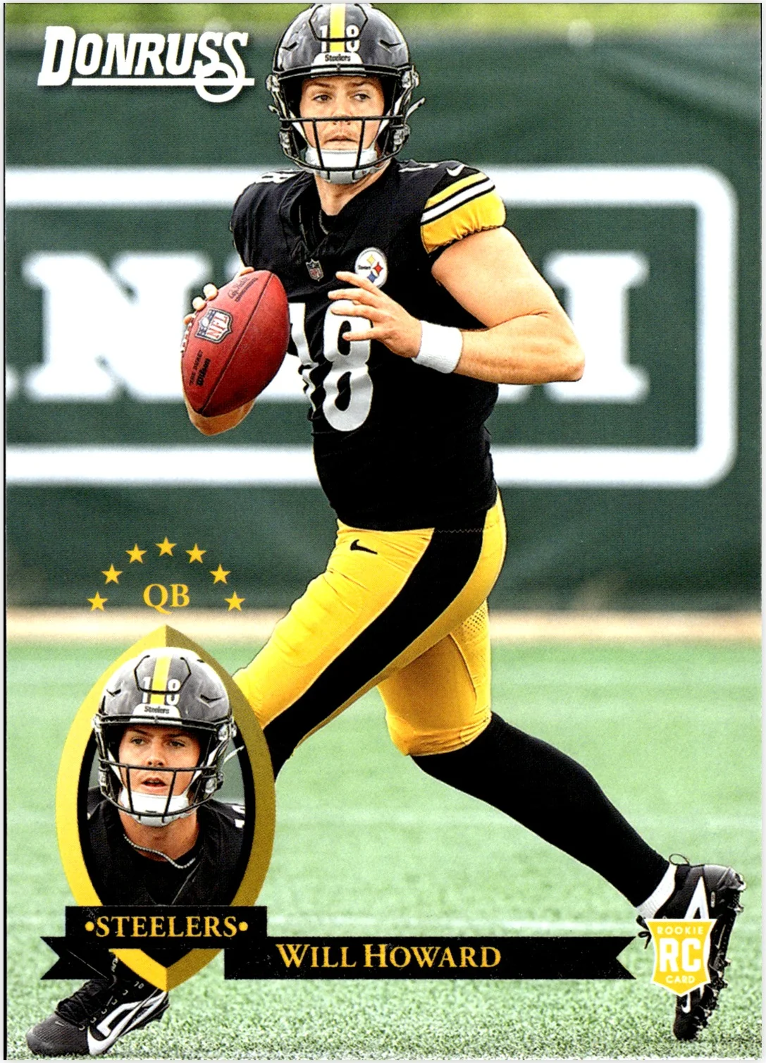 Will Howard 2025 Donruss #31 Retro 1995 football card - Front