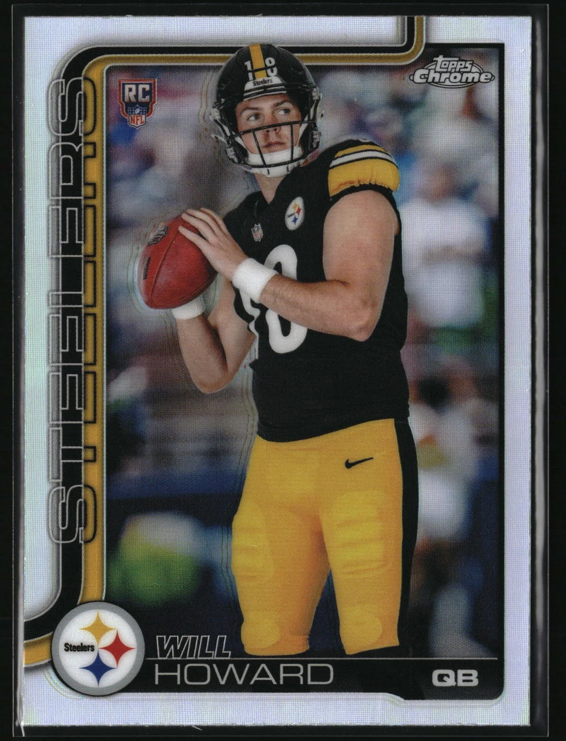 Will Howard 2025 Topps Chrome Football card