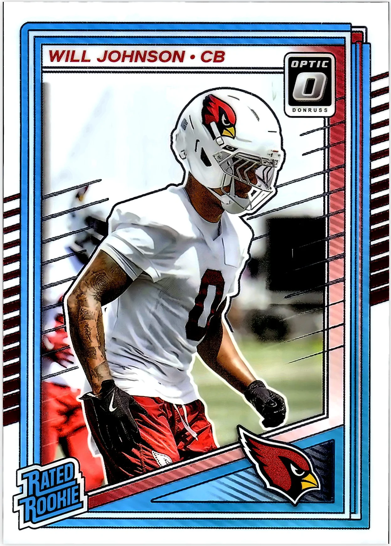 Will Johnson 2025 Donruss Optic #247 football rookie card - Front