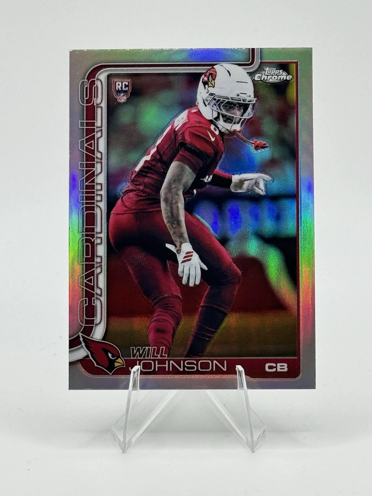 Will Johnson 2025 Topps Chrome Football card