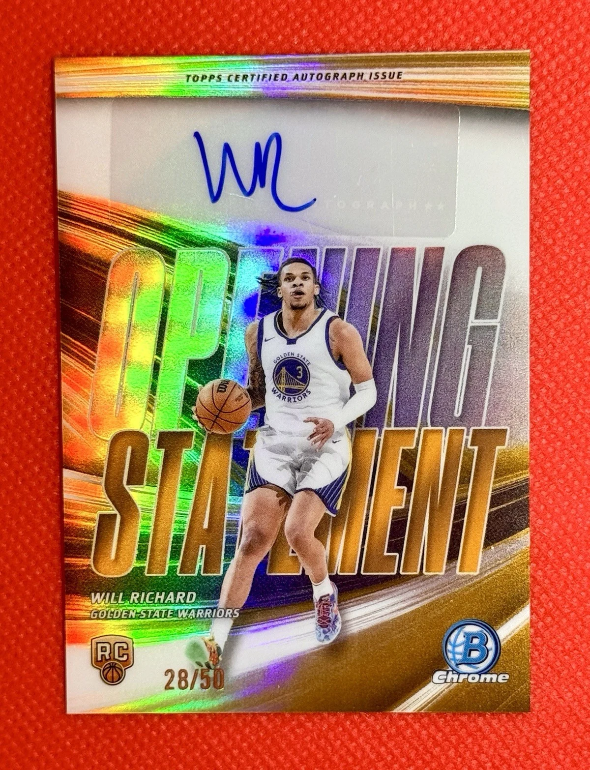 Will Richard 2025-26 Topps Chrome card