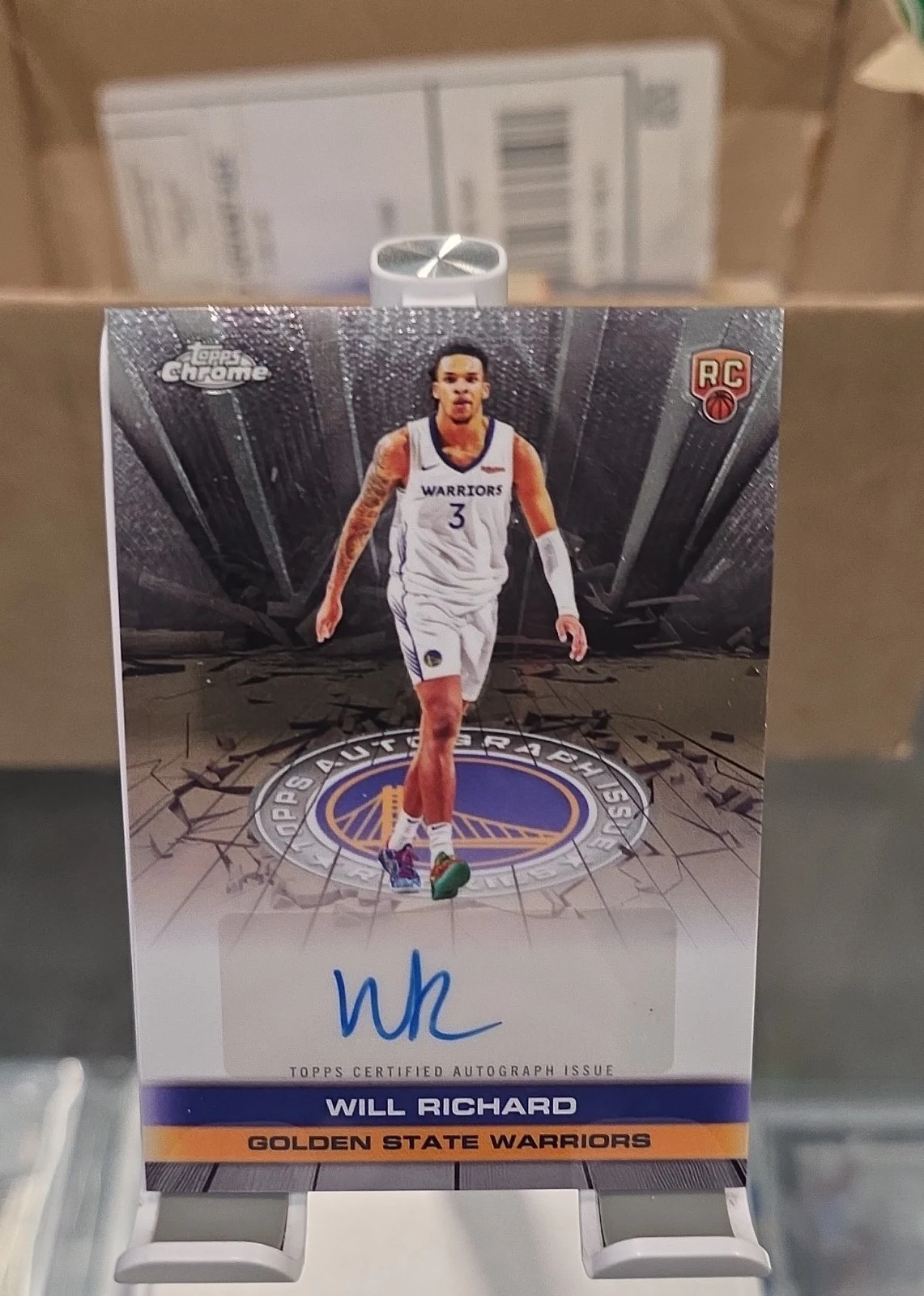 Will Richard 2025 Topps Chrome Basketball card