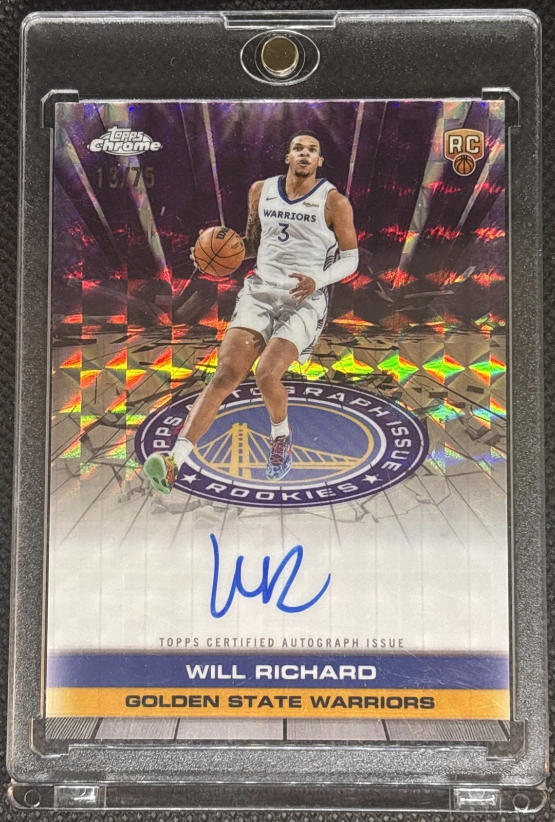 Will Richard 2025 Topps Chrome Basketball card