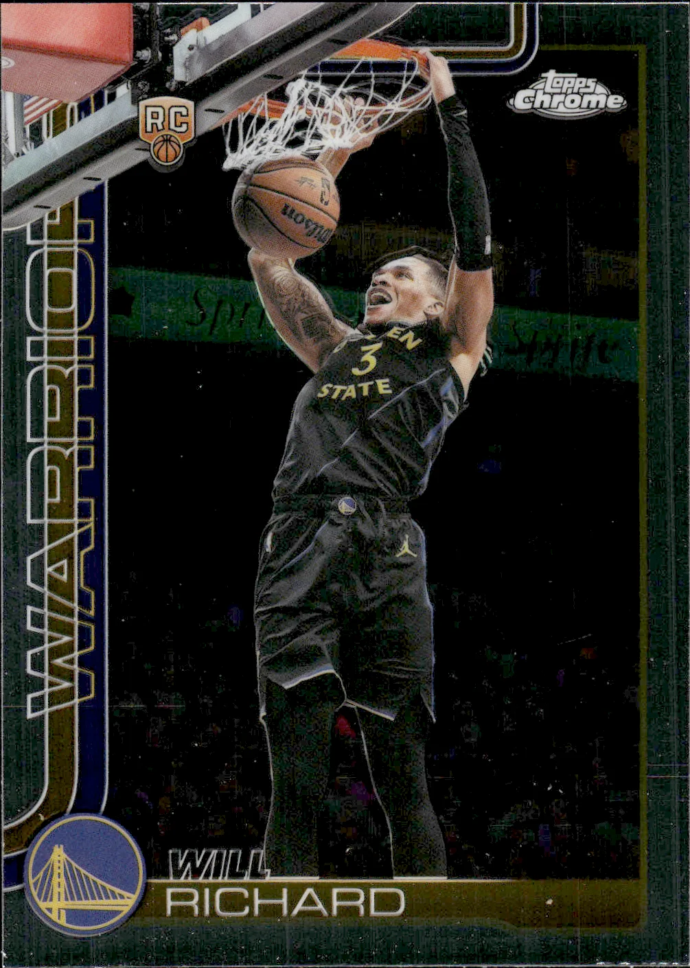 Will Richard #196 Rookie Card 2025 Topps Chrome Update Basketball basketball rookie card - Front