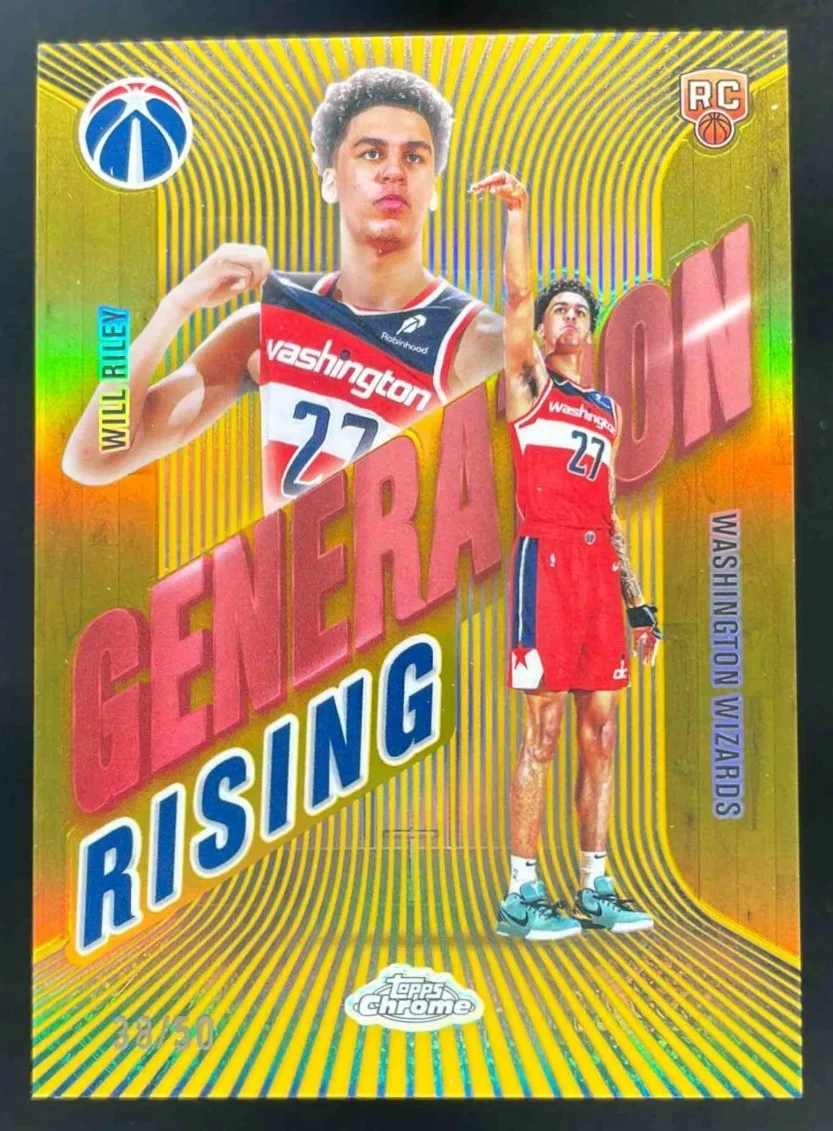 Will Riley 2025 Topps Chrome Basketball card