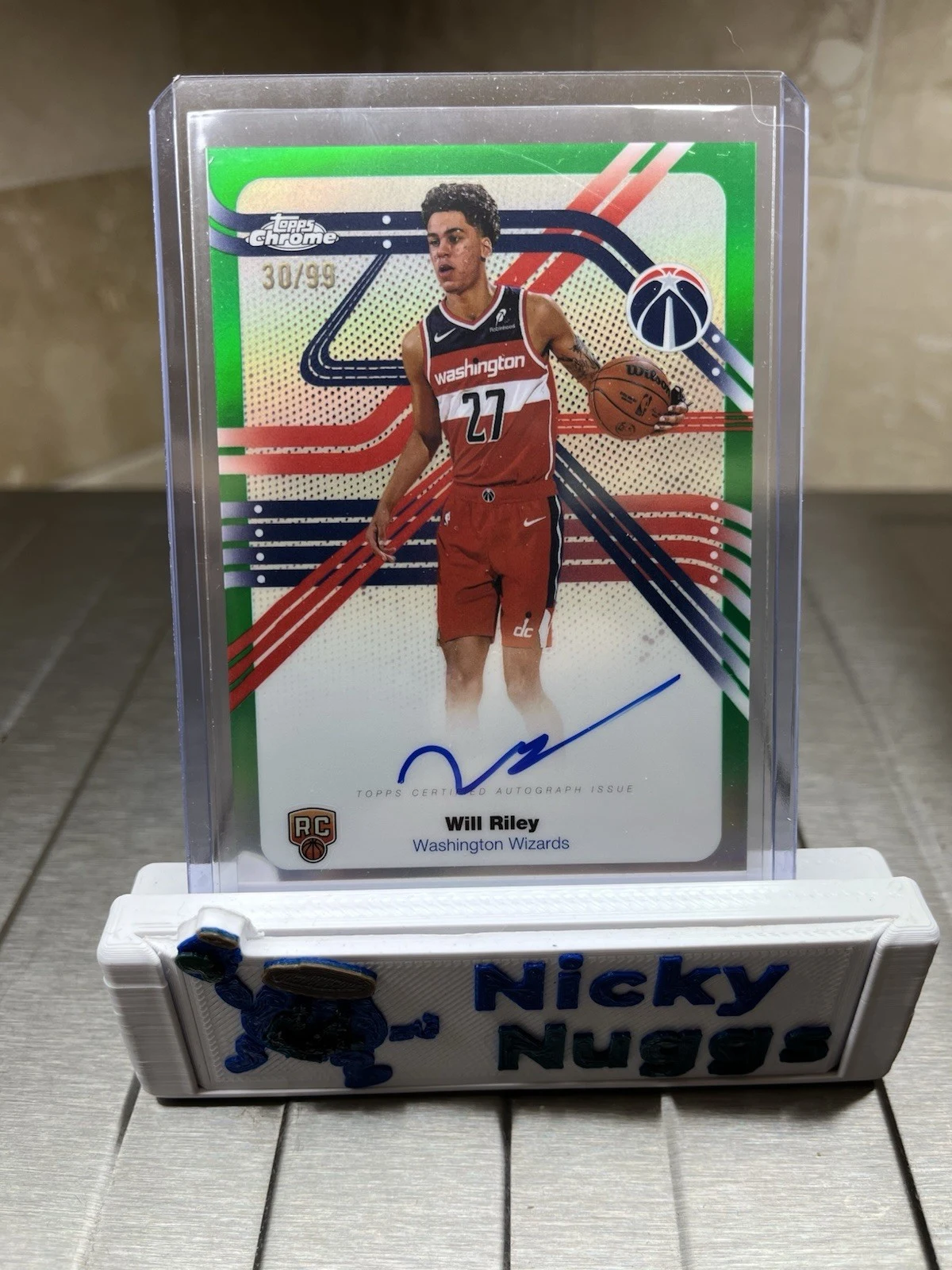 Will Riley 2025 Topps Chrome Basketball card